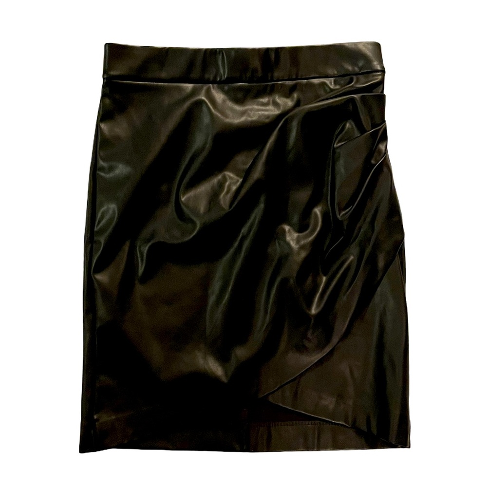 Dynamite Black Leather Skirt Size Small